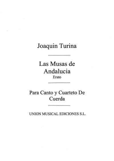 J. Turina: Musas De Andalucia No.6 Erato, Klav
