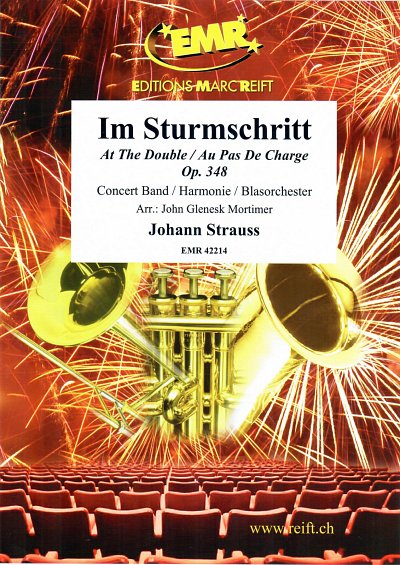 J. Strauß (Sohn): Im Sturmschritt Op. 348, Blaso