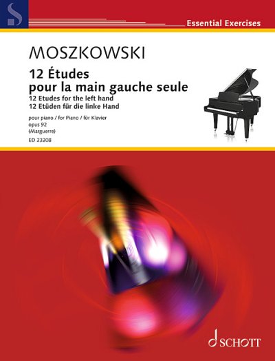 M. Moszkowski: 12 Études de piano pour la main gauche seule