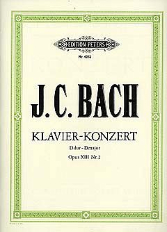 J.C. Bach: Konzert für Cembalo (Klavier) und Orchester D-Dur op. 13; 2