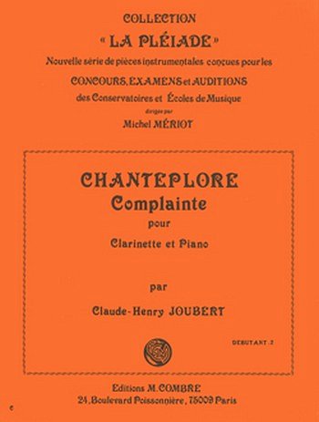 C.-H. Joubert: Chanteplore (complainte), KlarKlv (KlavpaSt)