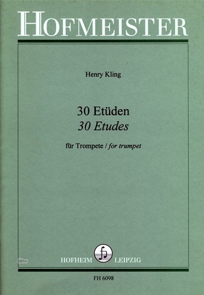 H. Kling: 30 Etüden für Trompete