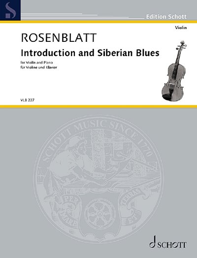 DL: A. Rosenblatt: Introduction and Siberian Blues, VlKlav