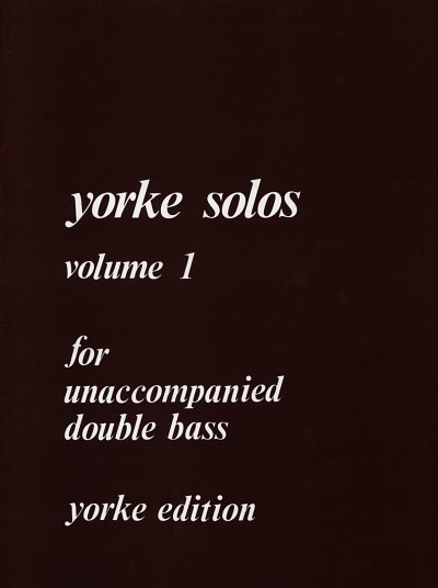 Unaccompanied Solos Vol. 1, Kb