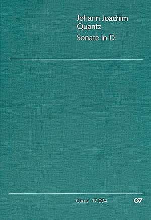 J.J. Quantz: Sonate in D QV 1:44 / Partitur / Einzelstimme
