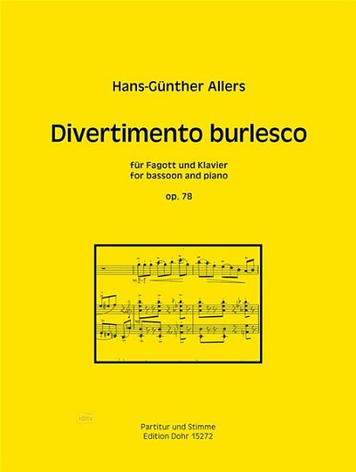 H. Allers: Divertiemento burlesco op .78, FagKlav (Pa+St)