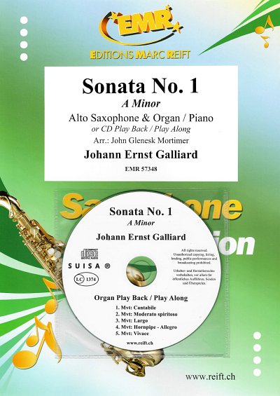 DL: J.E. Galliard: Sonata No. 1, AsaxKlaOrg