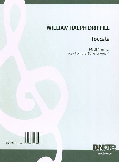 D.W.R. (1875-1922): Toccata für Orgel, Org