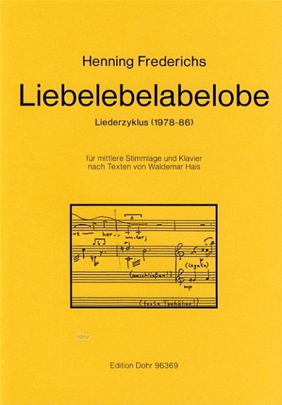 F. Henning: Liebelebelabelobe (Part.)