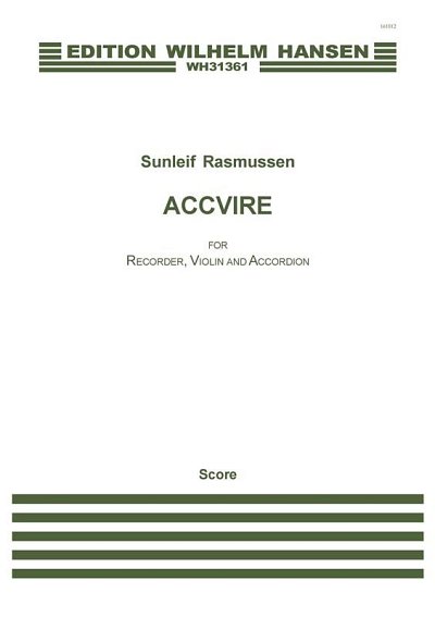 S. Rasmussen: Accvire (Part.)