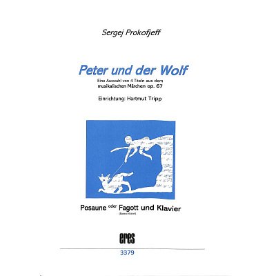 S. Prokofjew: Peter und der Wolf op., Pos/FagKlav (KlavpaSt)