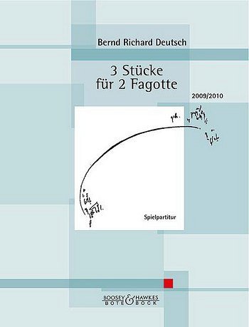 B.R. Deutsch: 3 Stücke für 2 Fagotte, 2Fag (Sppa)