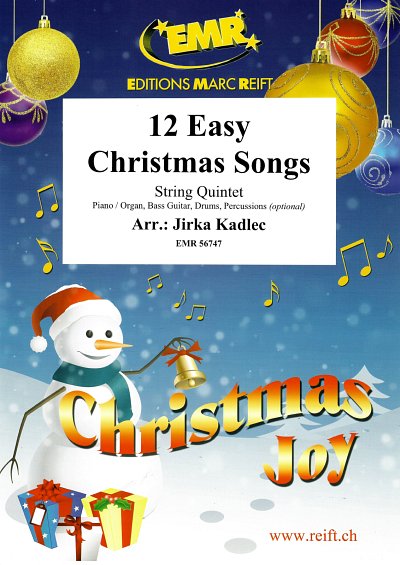 DL: J. Kadlec: 12 Easy Christmas Songs, 5Str