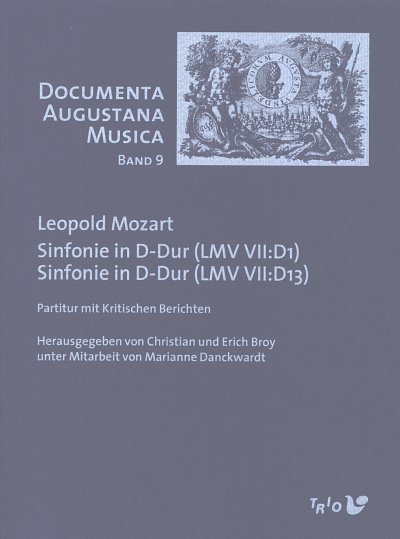 L. Mozart: SINFONIE D-DUR, SinfOrch (Part.)