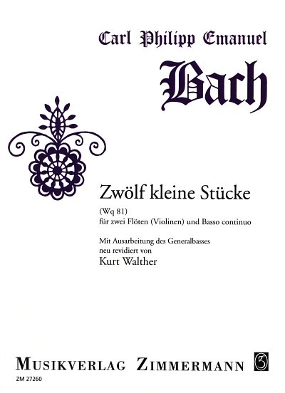 C.P.E. Bach: 12 Kleine Stuecke