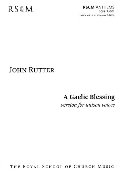 J. Rutter: A Gaelic Blessing (Different Key), GesKlav (EA)