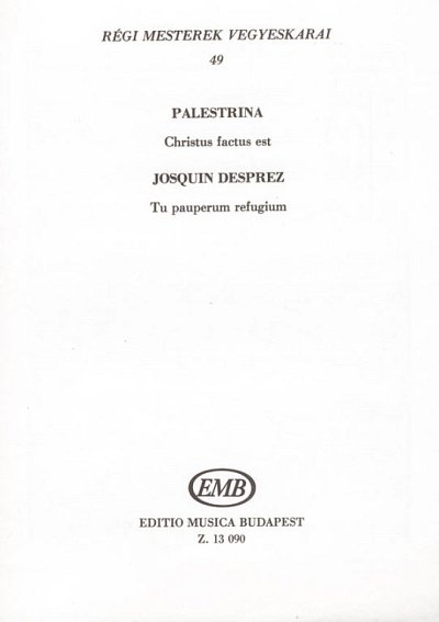 G.P. da Palestrina: Old Masters' Mixed Choruses, GCh4 (Chpa)