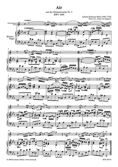 DL: J.S. Bach: Air aus der Orchestersuite Nr. 3, BWV 1068