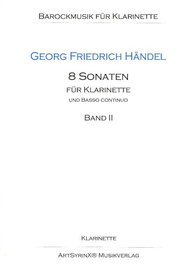 AQ: G.F. Händel: 8 Sonaten, KlarKlv (Klar) (B-Ware)