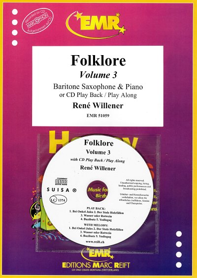 R. Willener: Folklore Volume 3, BarsaxKlav (+CD)
