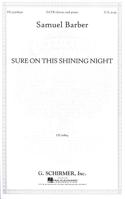 AQ: S. Barber: Sure On This Shining Night, Op. 13,  (B-Ware)