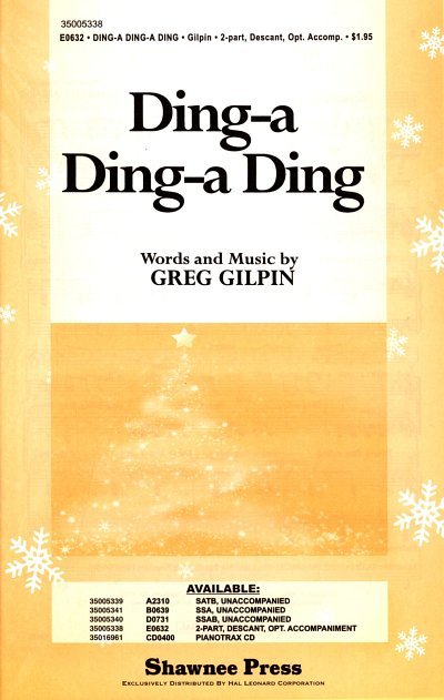 AQ: G. Gilpin: Ding-a Ding-a Ding, Ch2Klav (Chpa) (B-Ware)