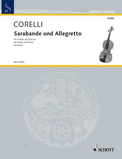 A. Corelli: Sarabande und Allegretto, VlKlav (KlavpaSt)