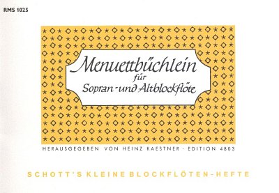 Menuettbüchlein , 2BlfSA (Sppa)