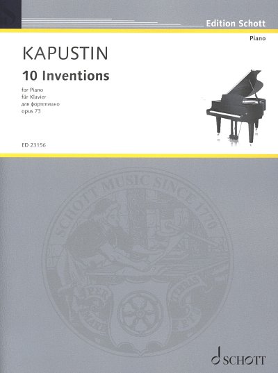 N. Kapustin: 10 Inventions op. 73, Klav