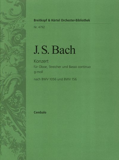 AQ: J.S. Bach: Oboenkonzert g-moll, ObStrBc (Cemb) (B-Ware)