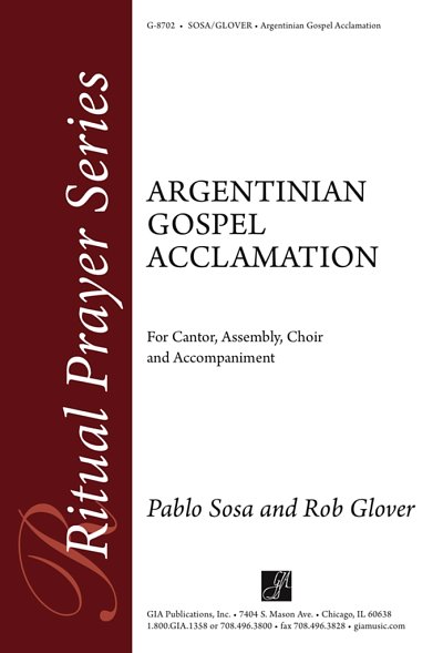 R. Glover: Argentinian Gospel Acclamation- Instrument editio