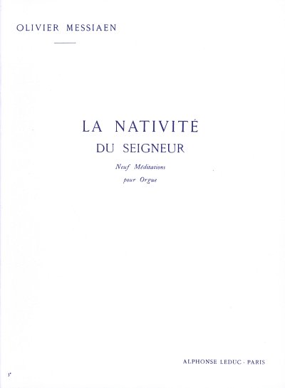 AQ: O. Messiaen: La Nativité du Seigneur 3, Org (B-Ware)