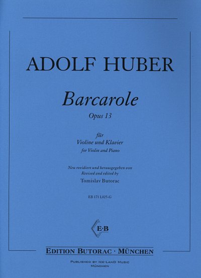 A. Huber: Barcarole op. 13, VlKlav (KlavpaSt)