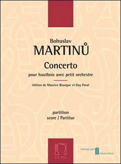 B. Martin_: Concerto für Oboe und kleines Or, ObKamo (Part.)