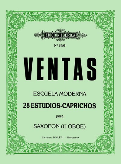 A. Ventas i Rodrígue: 28 Estudios-Caprichos, Sax/Ob