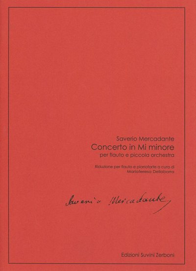 S. Mercadante: Concerto in Mi minore, FlKlav (KlavpaSt)