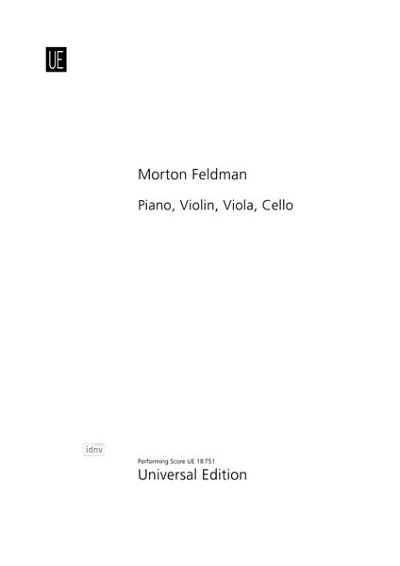 M. Feldman: Piano, Violin, Viola, Cello 