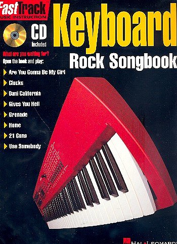 FastTrack Keyboard - Rock Songbook, Ky/Klv/Eo;Gs (Tab+CD)