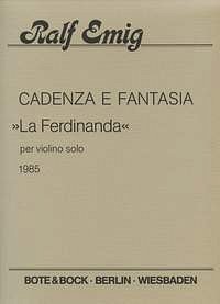 Emig Ralf: Cadenza E Fantasia La Ferdinanda (1985)