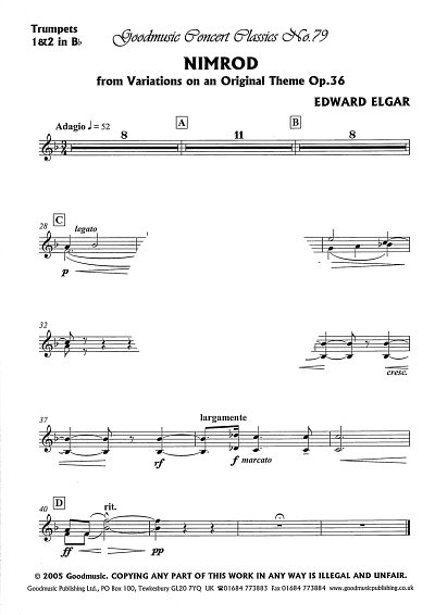 E. Elgar: Nimrod, Sinfo (Trp1,2)