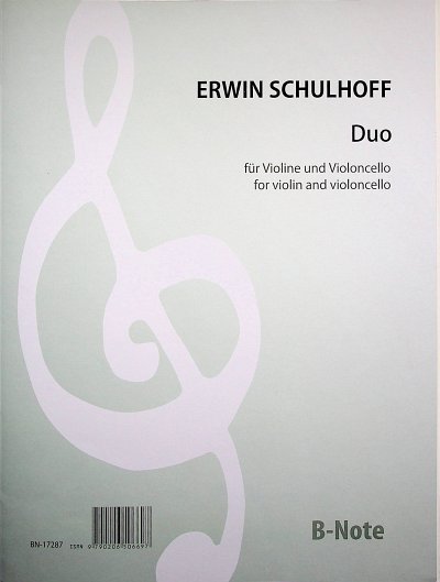 E. Schulhoff: Duo, VlVc (2Sppa)