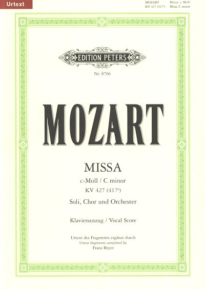 W.A. Mozart: Missa c-Moll KV 427 (417a), 4GesGchOrchO (KA)