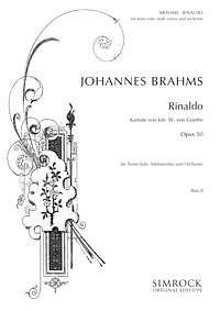 J. Brahms: Rinaldo op. 50, GesMchOrch (Bass2)