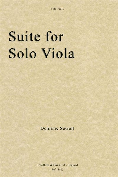 Suite for Solo Viola (Bu)