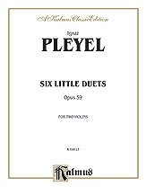 Ignaz Pleyel, Pleyel, Ignaz: Pleyel: Six Easy Duets, Op. 59