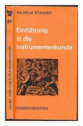 W. Stauder: Einführung in die Instrumentenkunde (Bu)