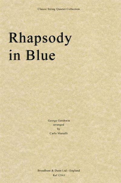 G. Gershwin: Rhapsody in Blue, 2VlVaVc (Part.)
