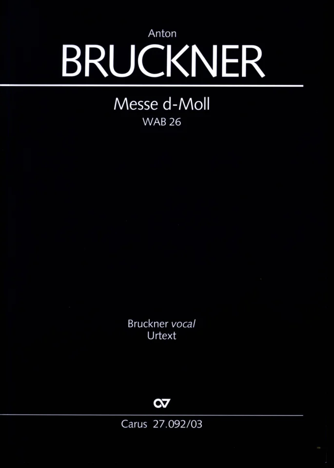 A. Bruckner: Messe d-Moll, 4GesGchOrch (KA) (0)