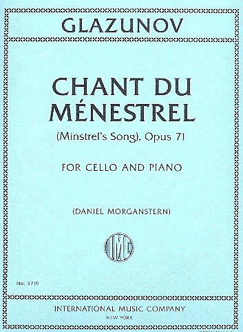 D. Morganstern: Chant du menestrel, (Mins, VcKlav (KlavpaSt)