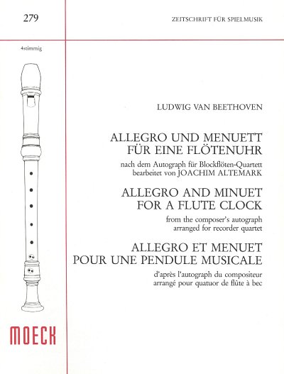 L. van Beethoven: Allegro Und Menuett
